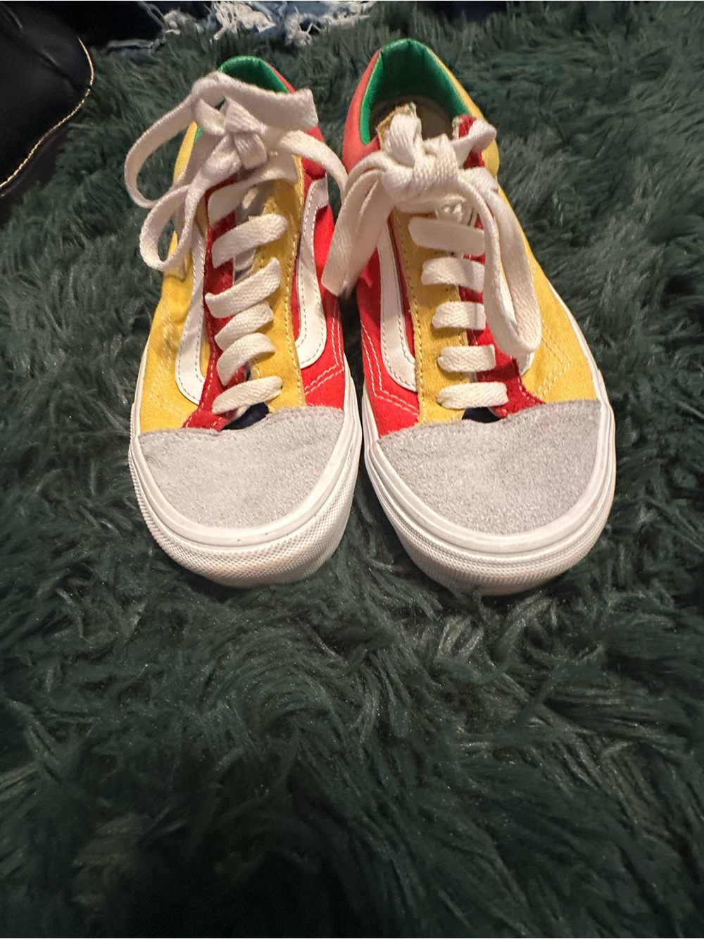 Vans Style 36 Sunshine Multi True White Colorblock Sneakers Women’s 7 - Picture 4 of 9